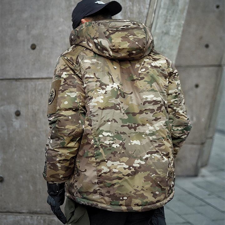 Unleash Adventure: The Waterproof And Warm Camouflage Cotton Jacket