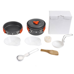 Outdoor Camping Cookware Set For 1-2 People: Your Perfect Companion for Camping Adventures