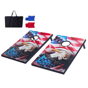 Elevate Your Outdoor Fun with the Portable MDF Cornhole Set