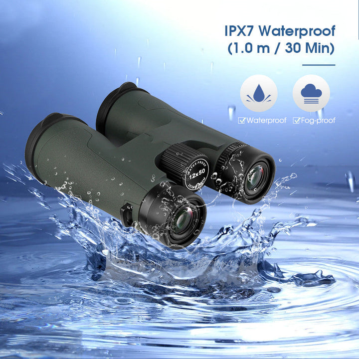 Experience Nature Like Never Before with Our Portable 12x50 IPX7 Waterproof SA203 Binoculars