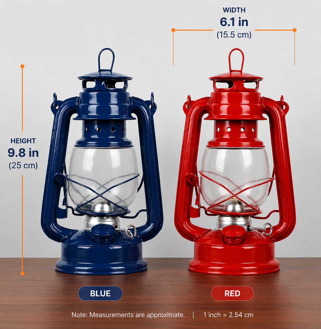 Retro Kerosene Lamp Iron Portable Tent Camping Lantern