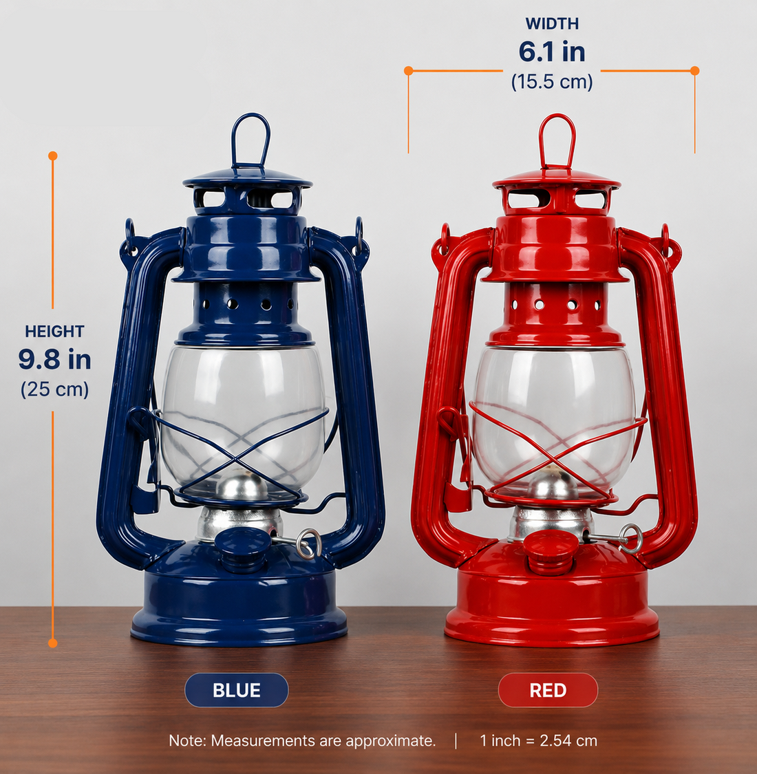 Retro Kerosene Lamp Iron Portable Tent Camping Lantern