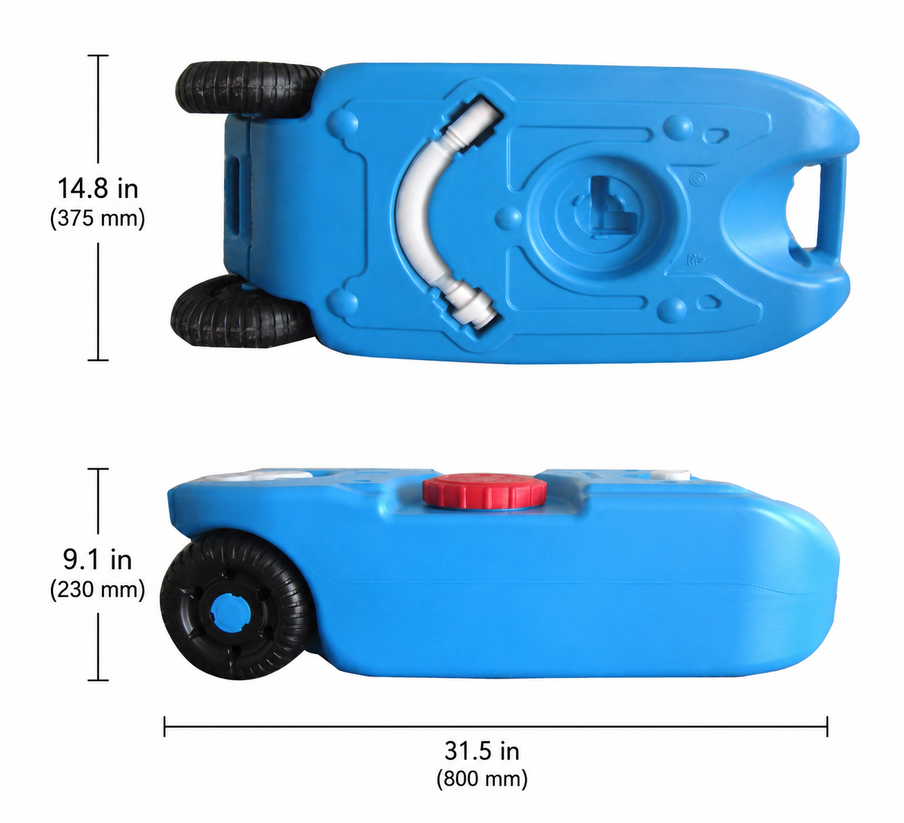 Large-Capacity Portable Water Tank For Camping And RV Use